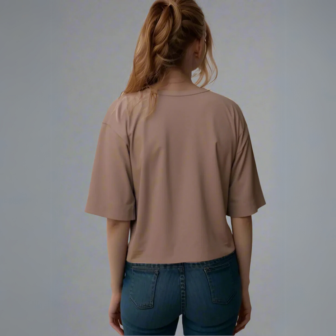 The Essential Boxy Fit T-Shirt - Brown