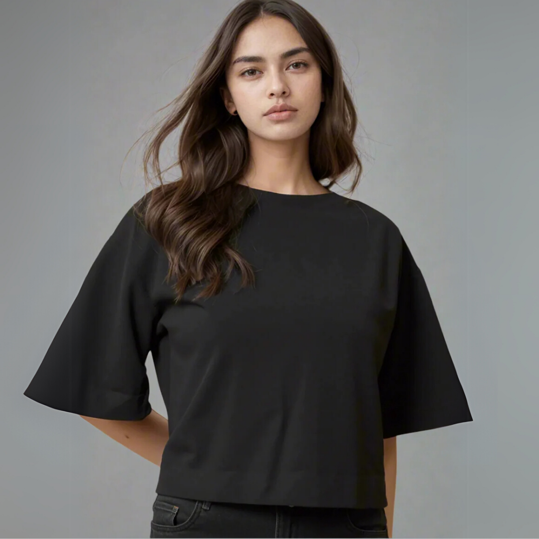 The Essential Boxy Fit T-Shirt - Black