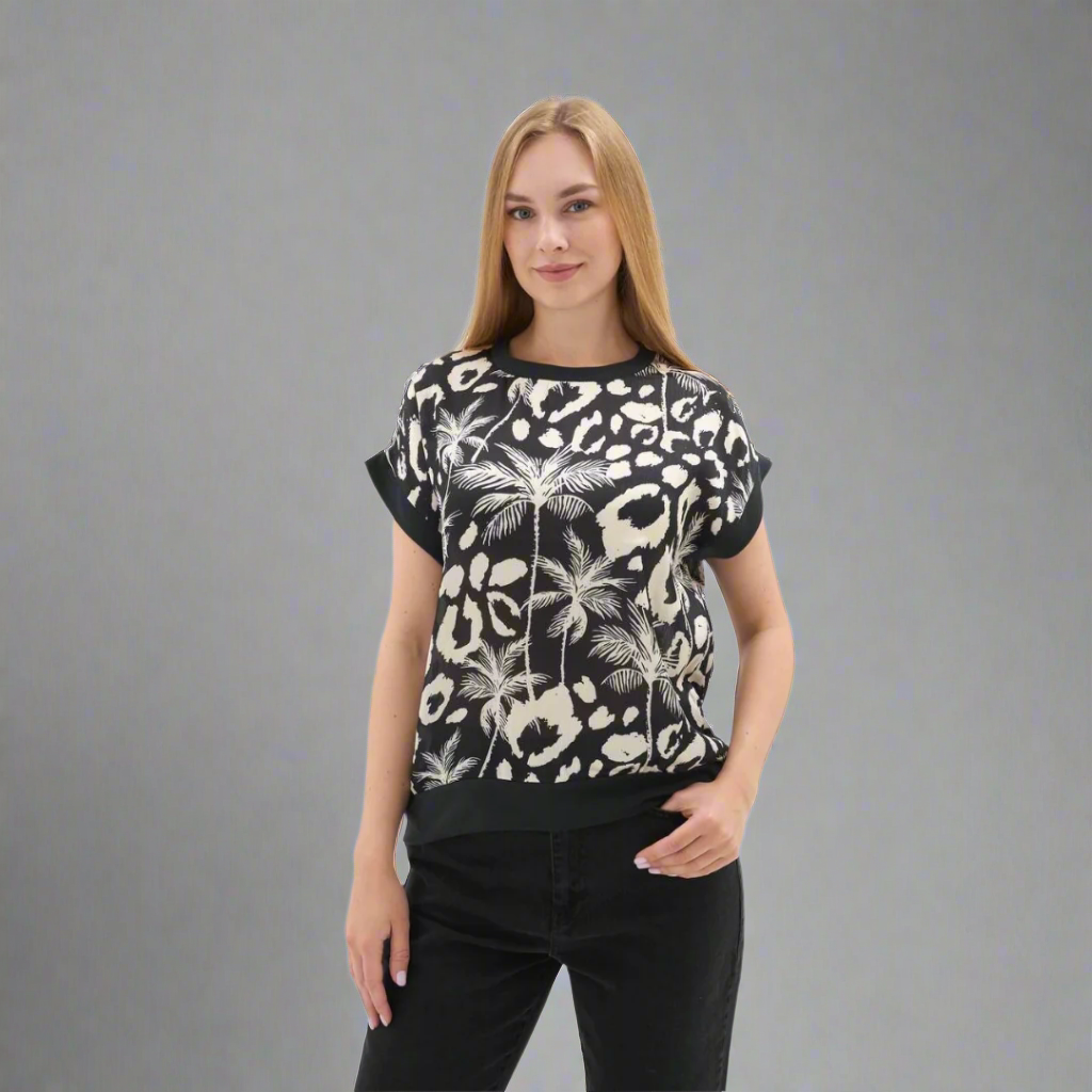 The Exotic Print Relaxed T-Shirt