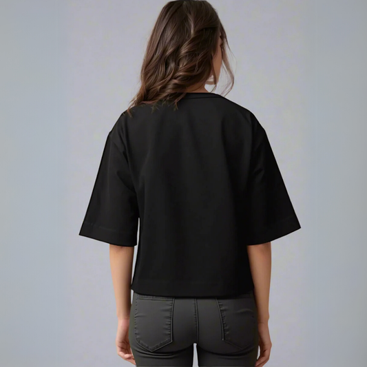 The Essential Boxy Fit T-Shirt - Black