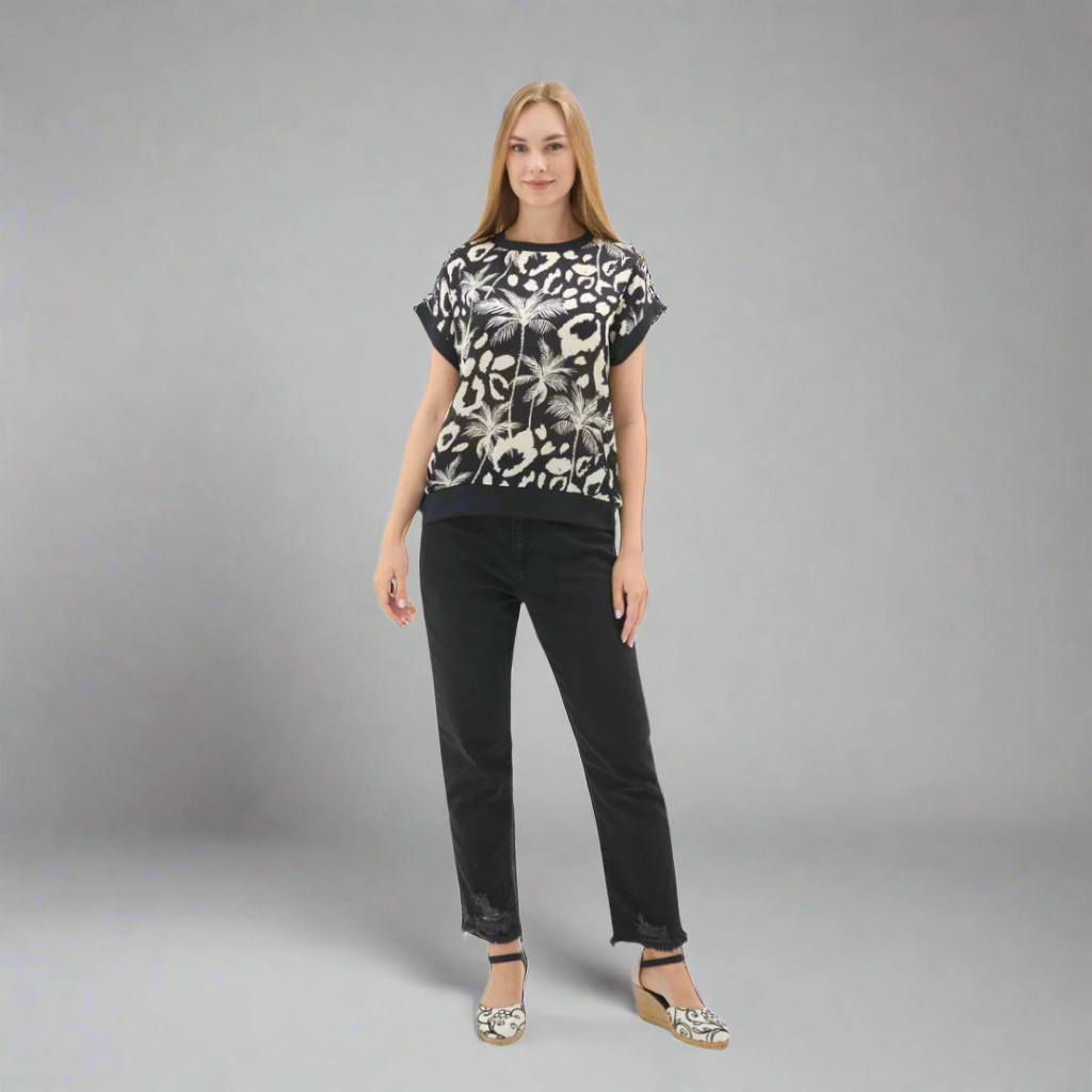 The Exotic Print Relaxed T-Shirt