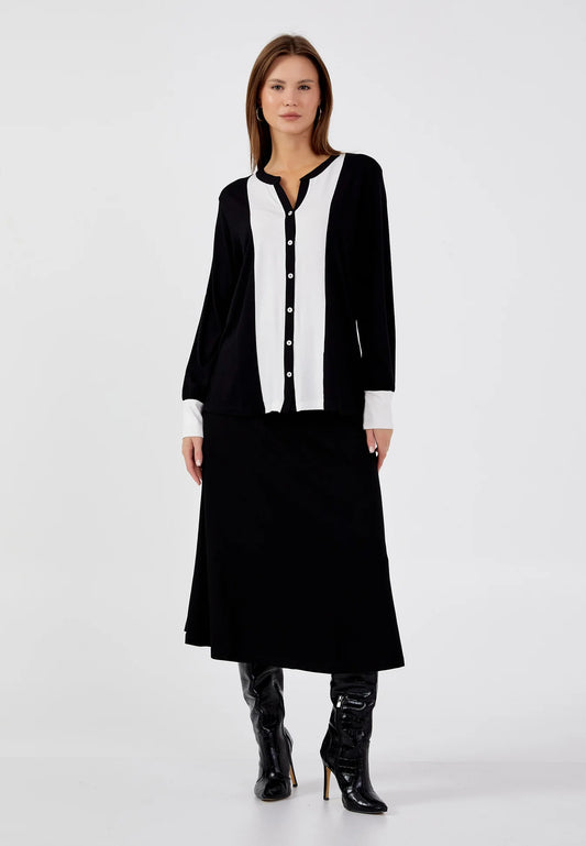 The Elegant Draped V-Neck Blouse