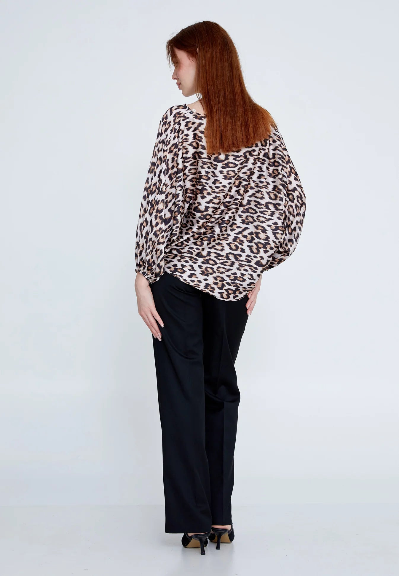 The Elegant Leopard Print Blouse