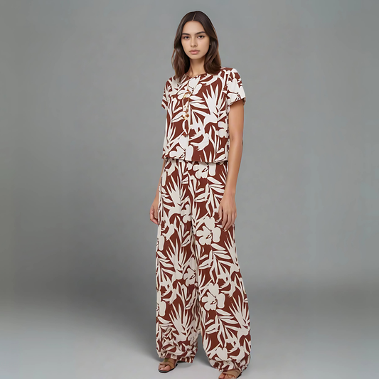 The Botanical Print Relaxed Co-ord Set
