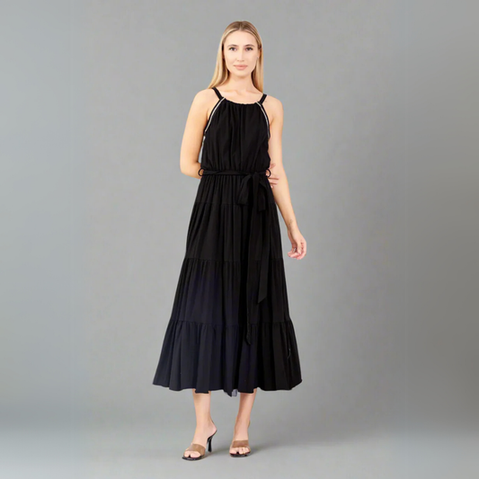 The Tiered Cotton Maxi Dress