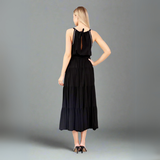 The Tiered Cotton Maxi Dress
