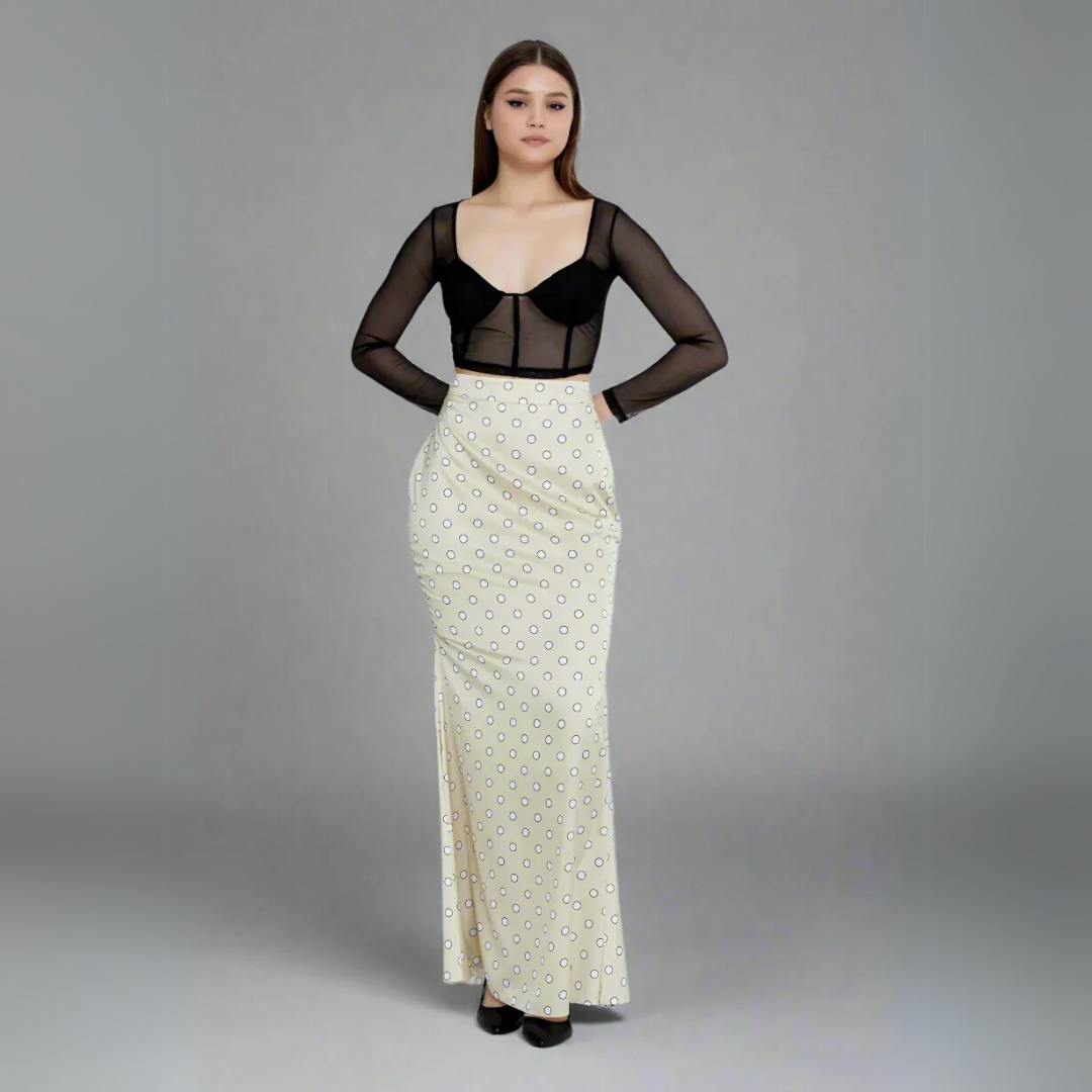 The Polka Dot Maxi Skirt