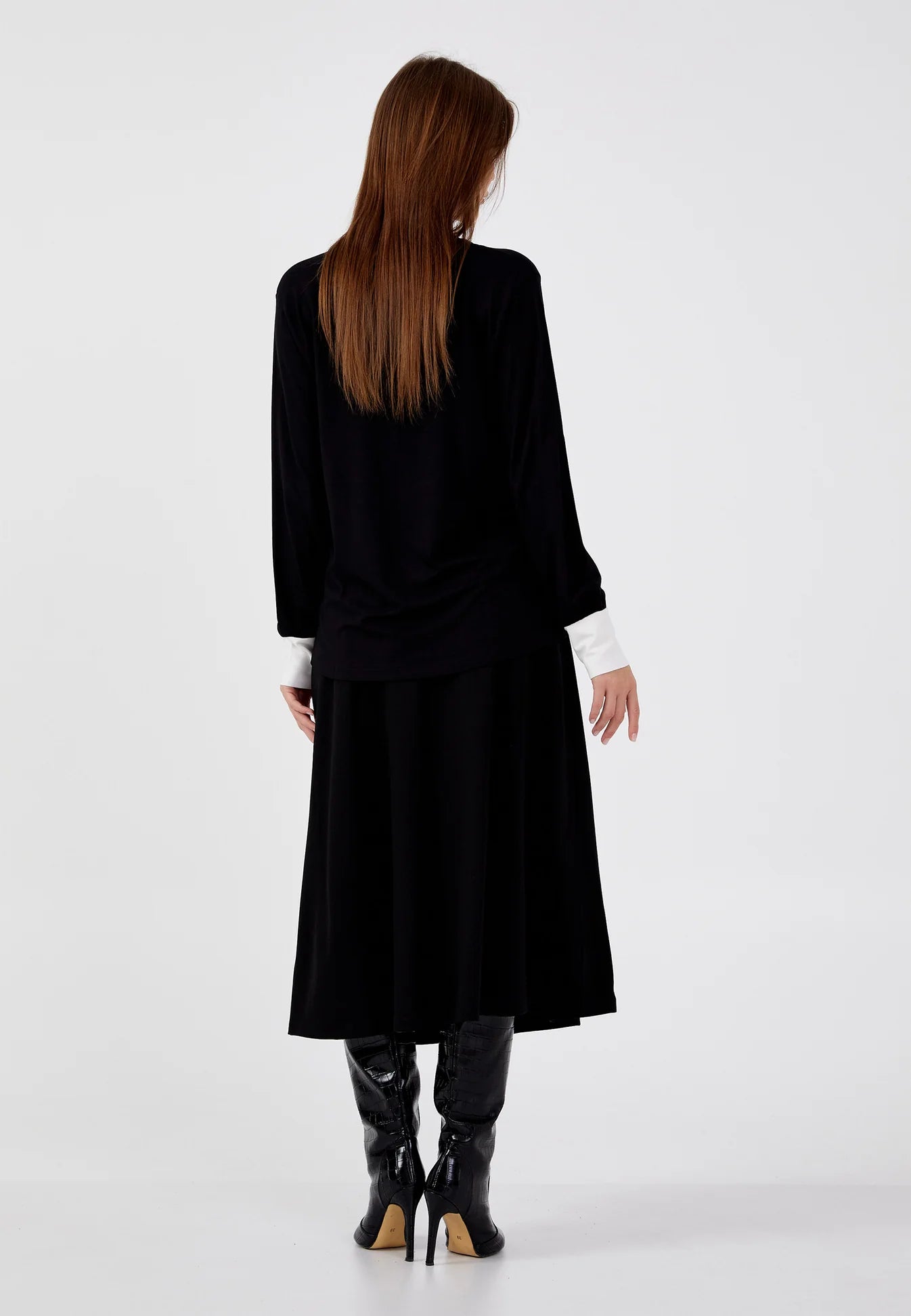 The Elegant Draped V-Neck Blouse